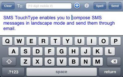 SMS Touch: Enviar mensajes de texto gratis a través del correo electrónico