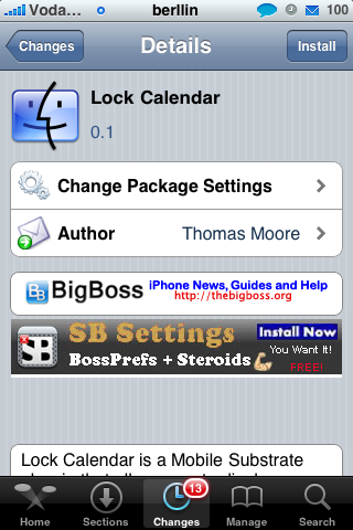 Lock Calendar. Nuestras citas en la pantalla de bloqueo del iphone